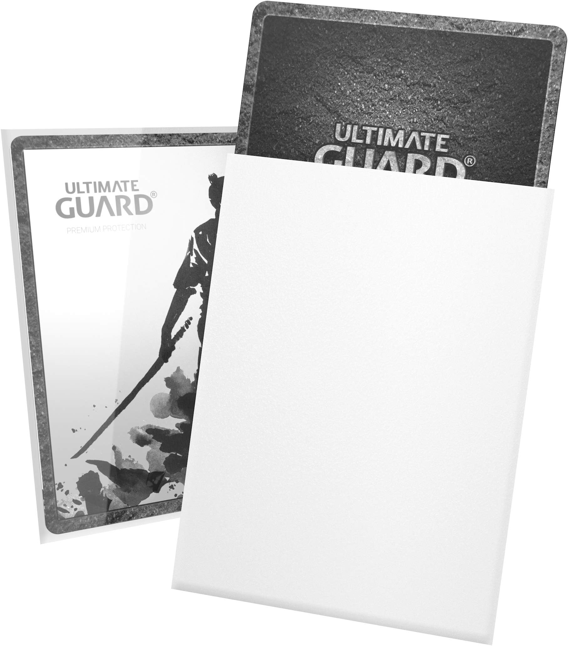 Ultimate Guard UGD010111 Katana Sleeves - White (100) [Standard Size, 66 x 91mm]