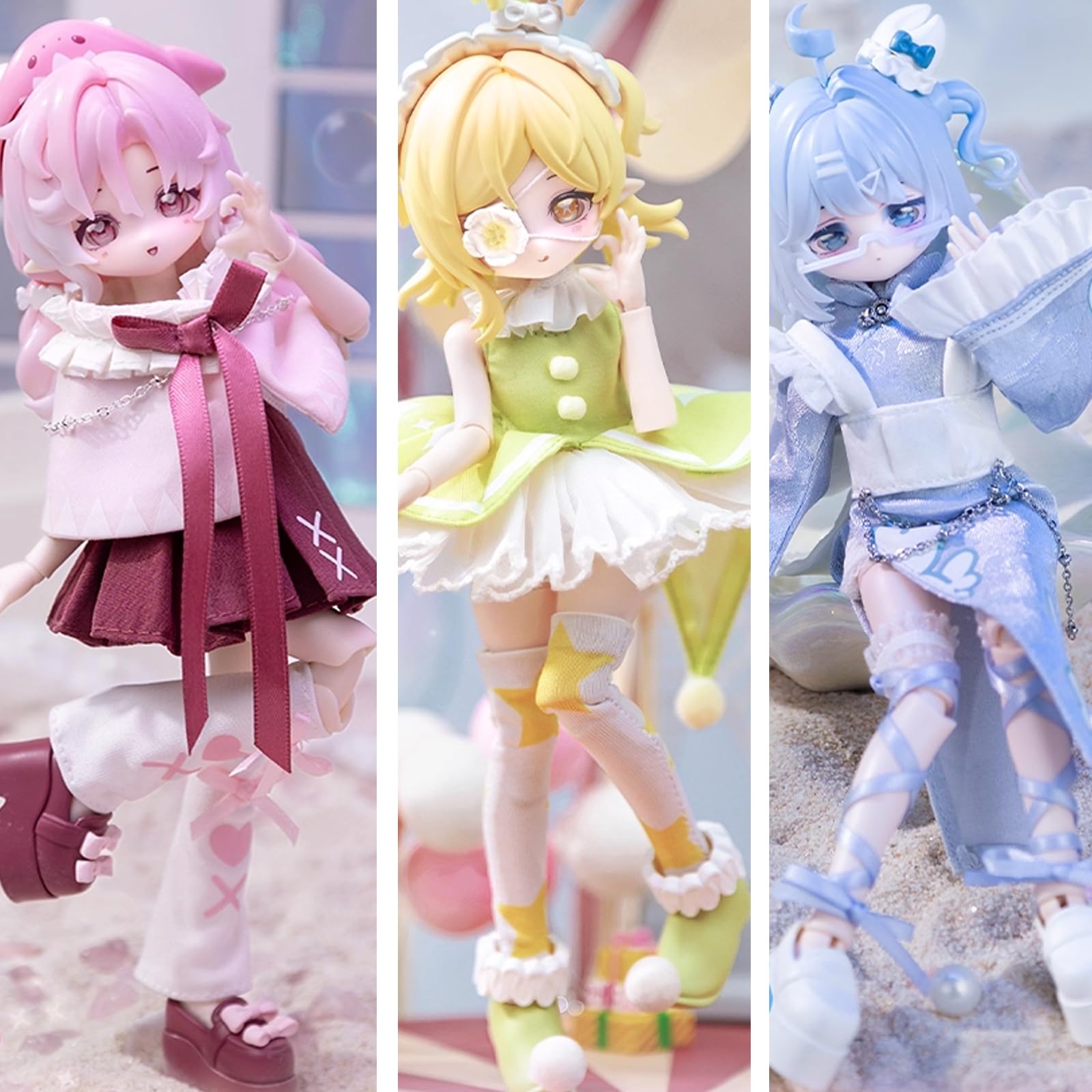 Amazon | Bahomu ブラインドドール 米甜海洋宝石シリーズ BJD 可動関節