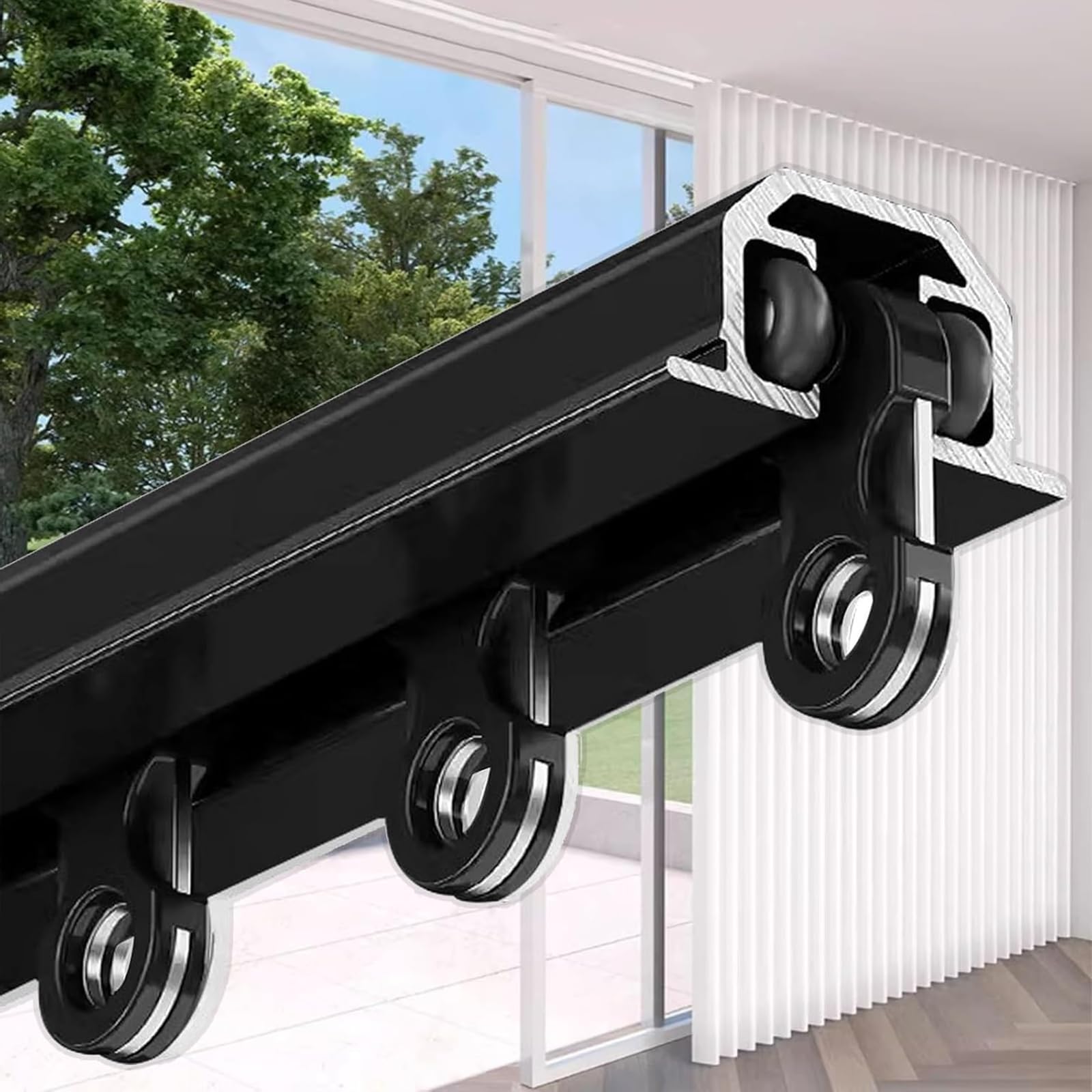 Rail de plafond invisible en aluminium pour sublimer votre chambre à coucher