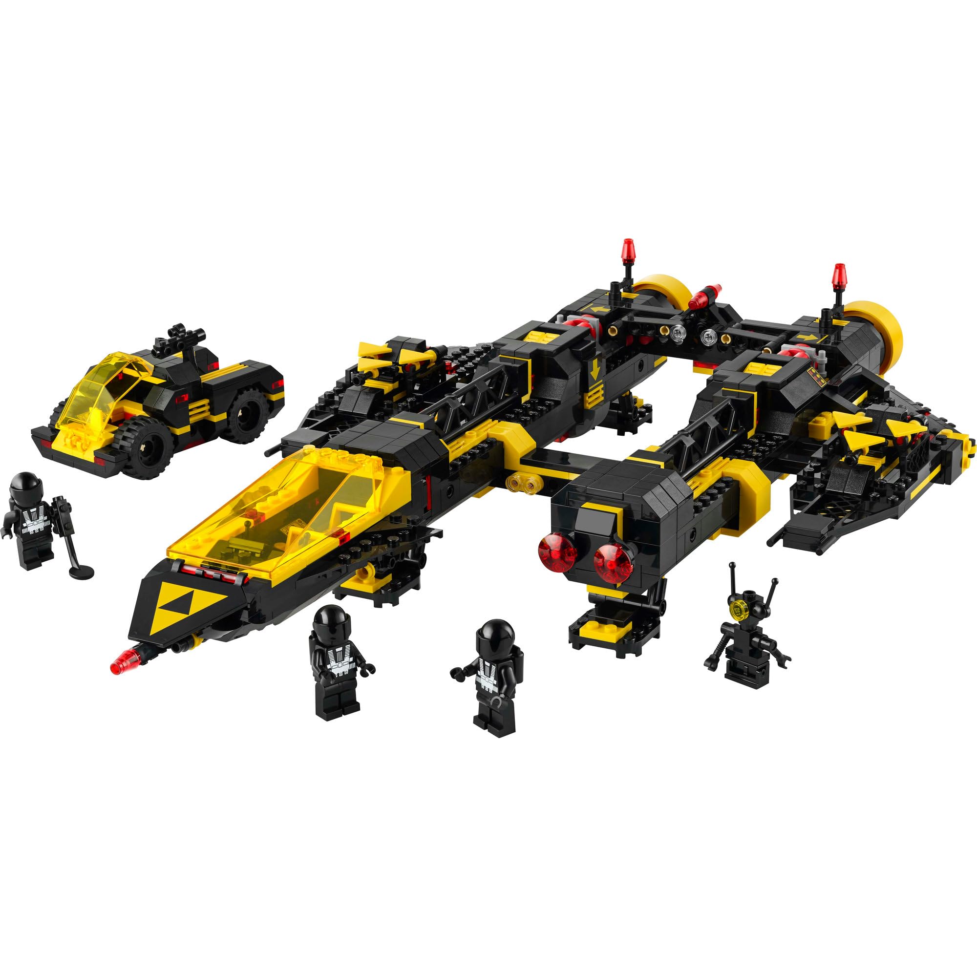LEGO Icons Blacktron Renegade, Kit Modellismo per Adulti da Costruire, Astronave Asimmetrica Vintage con Design Modulare, Capsula, Rover e 3 Minifigure, Idea Regalo Uomo o Donna da Collezione 10355