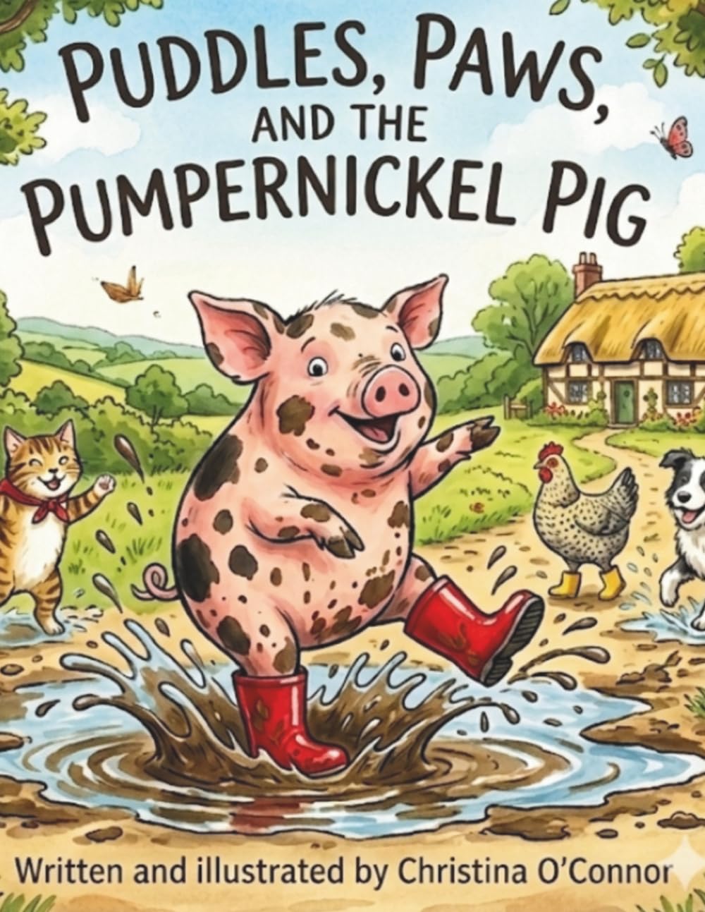 Puddles, Paws, and the Pumpernickel Pig