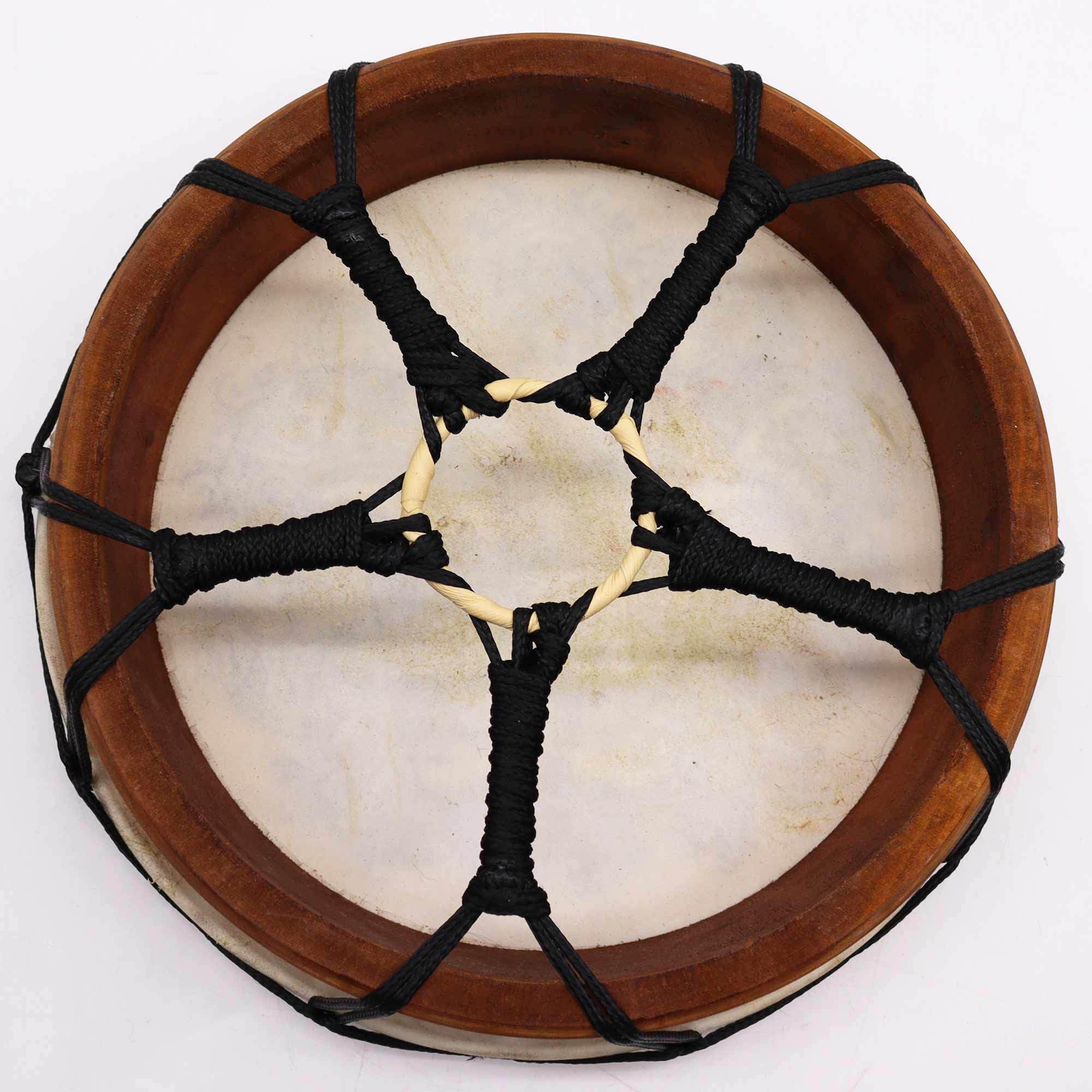 Tambor Chamánico Hamsa con dos baquetas - 30cm