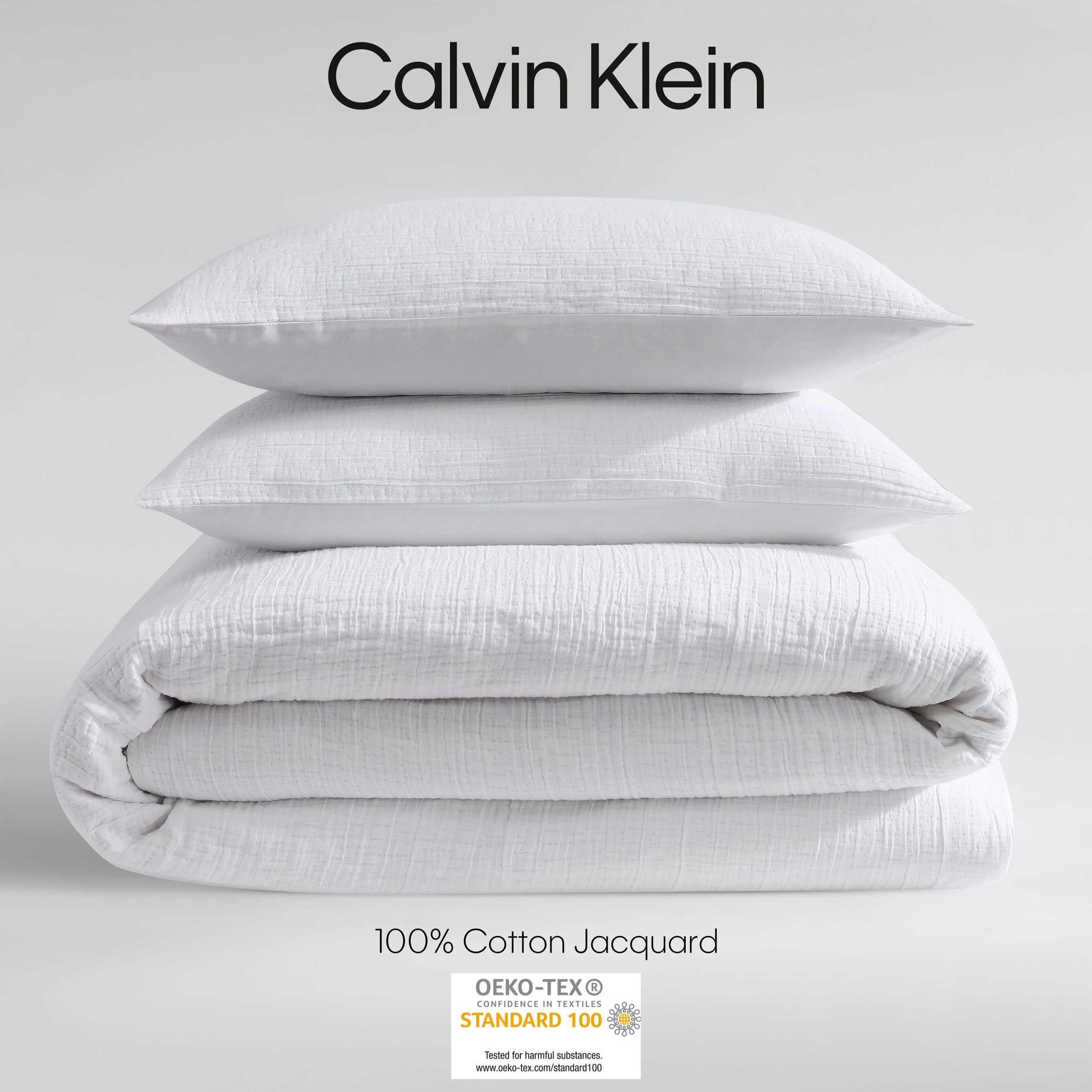 Amazon.co.jp: Calvin Klein – キング掛け布団カバーセット ソフト