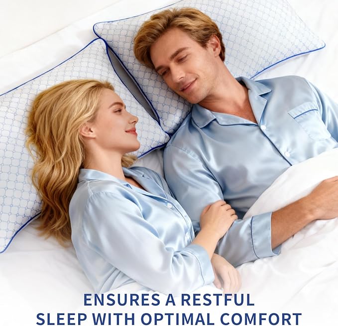 Set 2 Almohadas Memory Foam Queen Ajustables miniatura 7