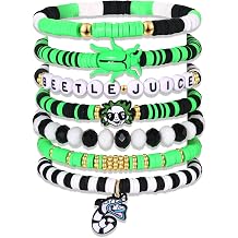 Halloween Bracelets for Women Beetle Sandworm Bracelet Sets Stackable Beetle Snake Jewelry Accessories Halloween Party Favors for Horror Movie Fans