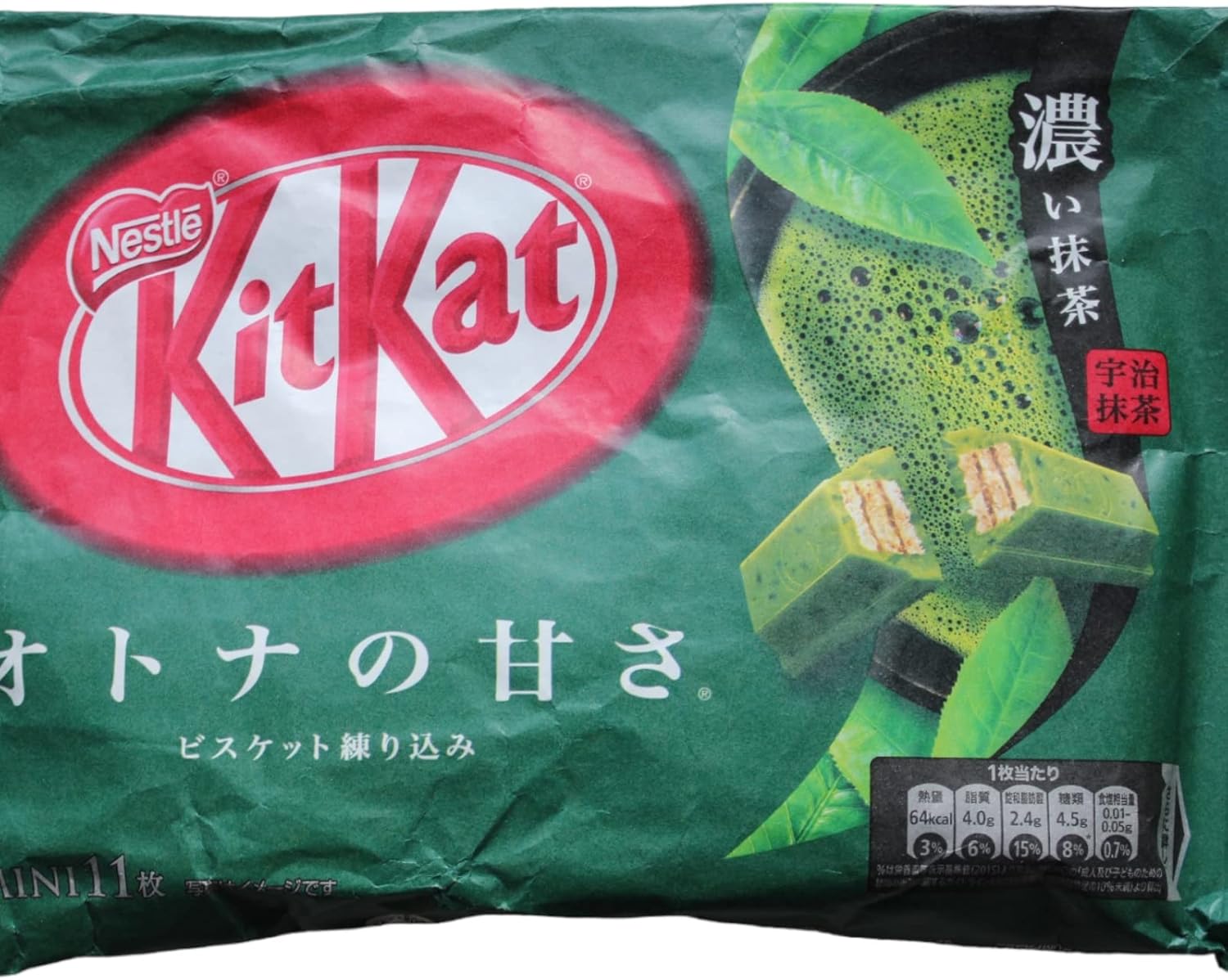 ネスレ キットカットミニオトナの濃い抹茶 11枚