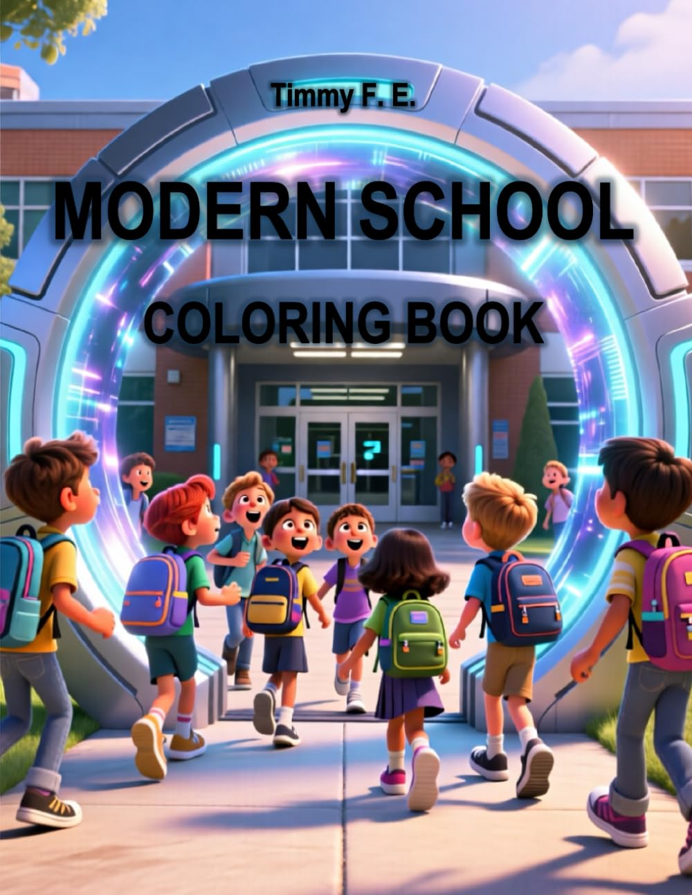 MODERN SCHOOL: COLORING BOOK