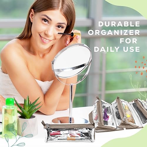 Miniatura 2 de Ceshain Neceser colgante 4 en 1, Negro -, Neceser colgante