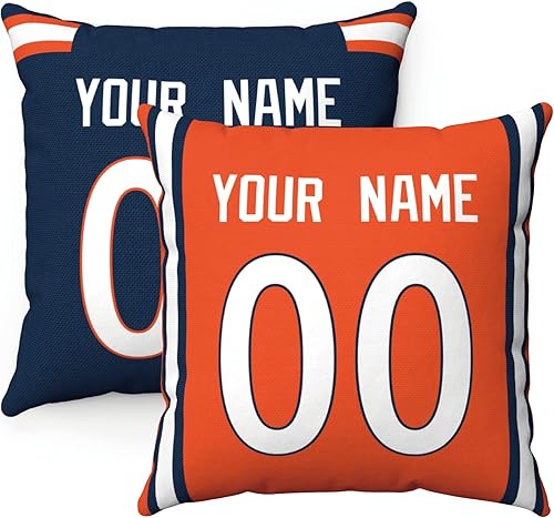 Miniatura 146 de ANTKING 2 paquetes de almohadas personalizadas con cualquier nombre y número para hombres, mujeres y niños Para Cincinnati