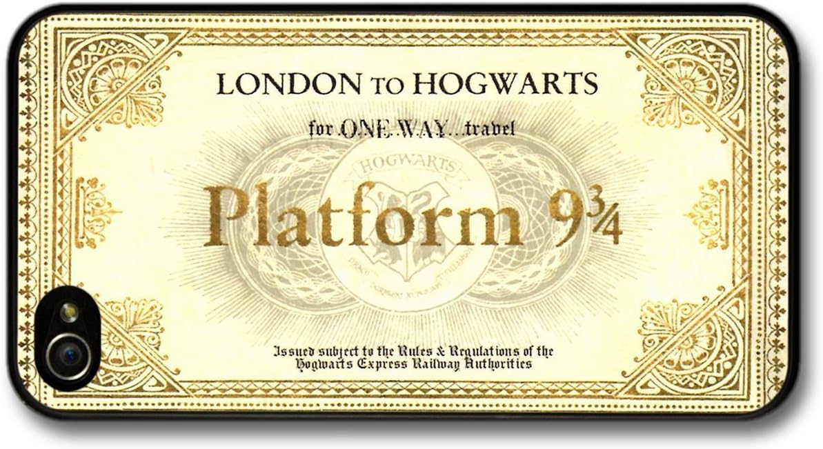 Harry Potter Hogwarts Express Platform 9 3/4 Ticket case for iPhone 4 4S
