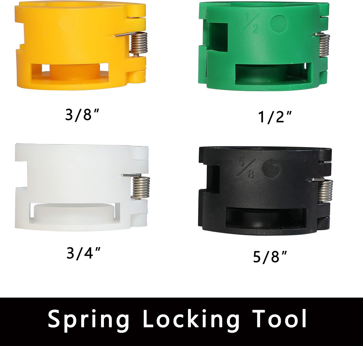 DPTOOL Air Conditioning Line Disconnect Tool A/C Fuel line Remover Spring Lock Coupler Set Compatible with GM Ford and Chrysle : Automotive