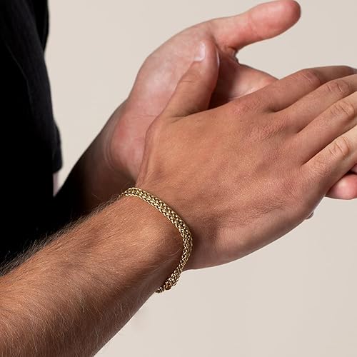 Miniatura 7 de Galis Wrap Bracelets For Women and Men - Unisex Premium Stainless Steel Bracelet for Men & Women, Gold Plated Non Tarnish Bracelet - Double Wrap