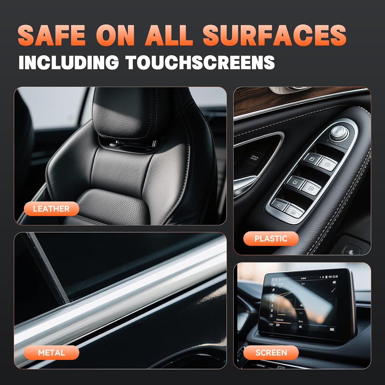 Vinyl Protectant & Conditioner - Ultra-Low Residue Formula for Car Interior, Dashboard, Plastic & Leather - UV Protection Aid, Screen Safe (300ml)