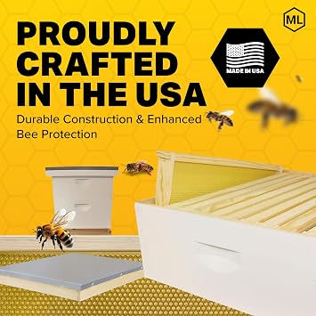 Mann Lake Complete Hive Kit Combo, 10 Frame, Painted