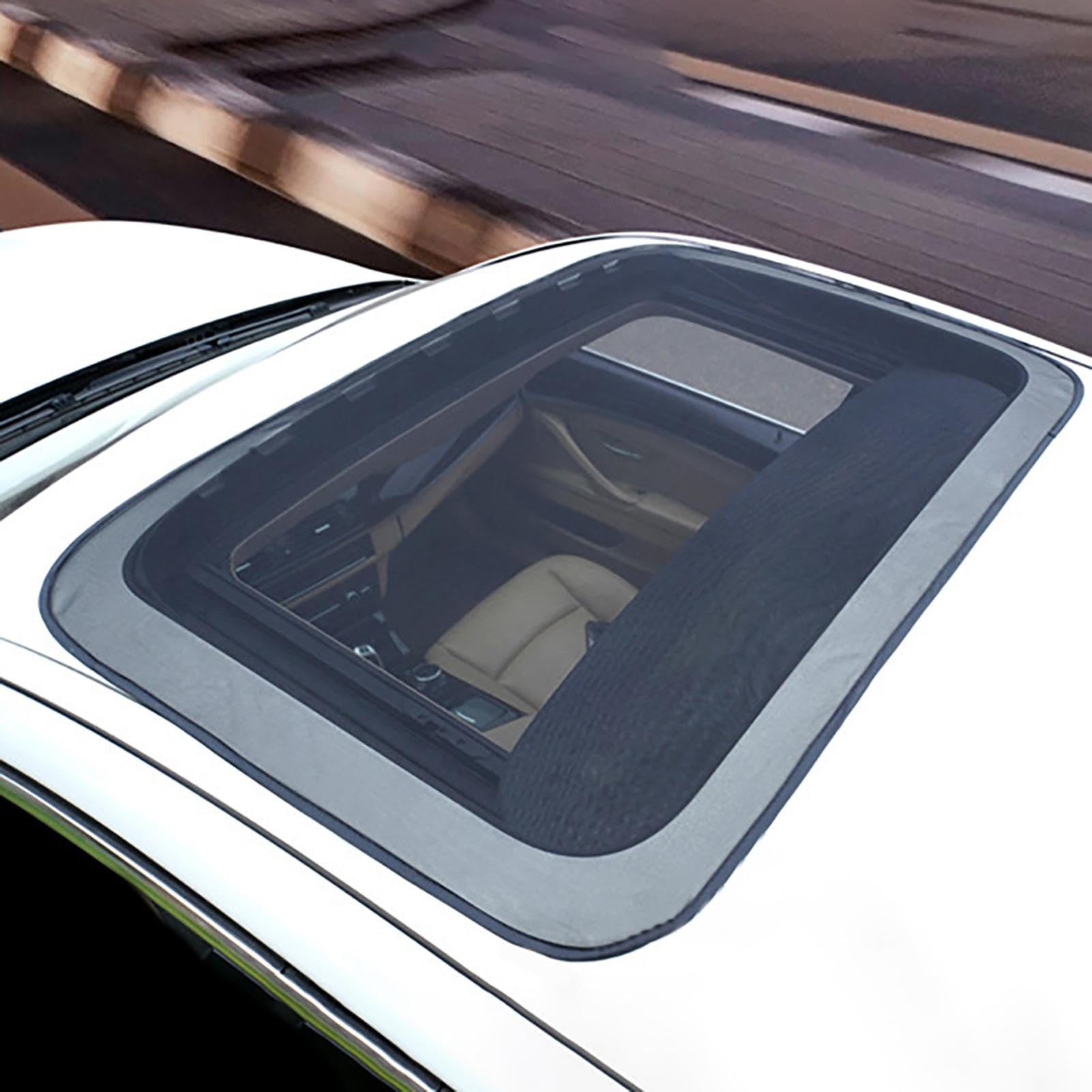 Pare-Soleil magnétique pour Toit ouvrant de Voiture, Générique | Pare-Soleil en Maille pour Toit de Voiture, Couverture