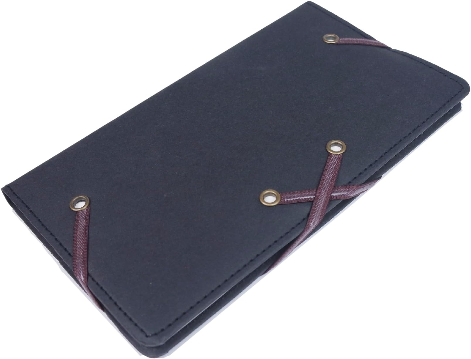 Hilivre Washable Kraft Paper X-Strap Diary Planner Black