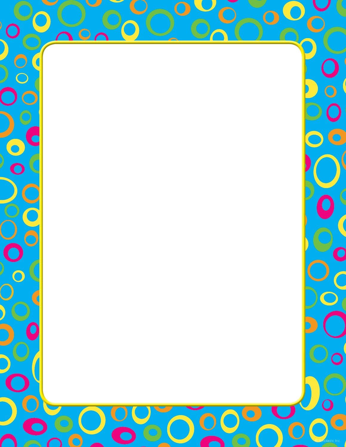 Amazon.com : Funky Rings Printer Paper (SC541771) : Themed Classroom ...