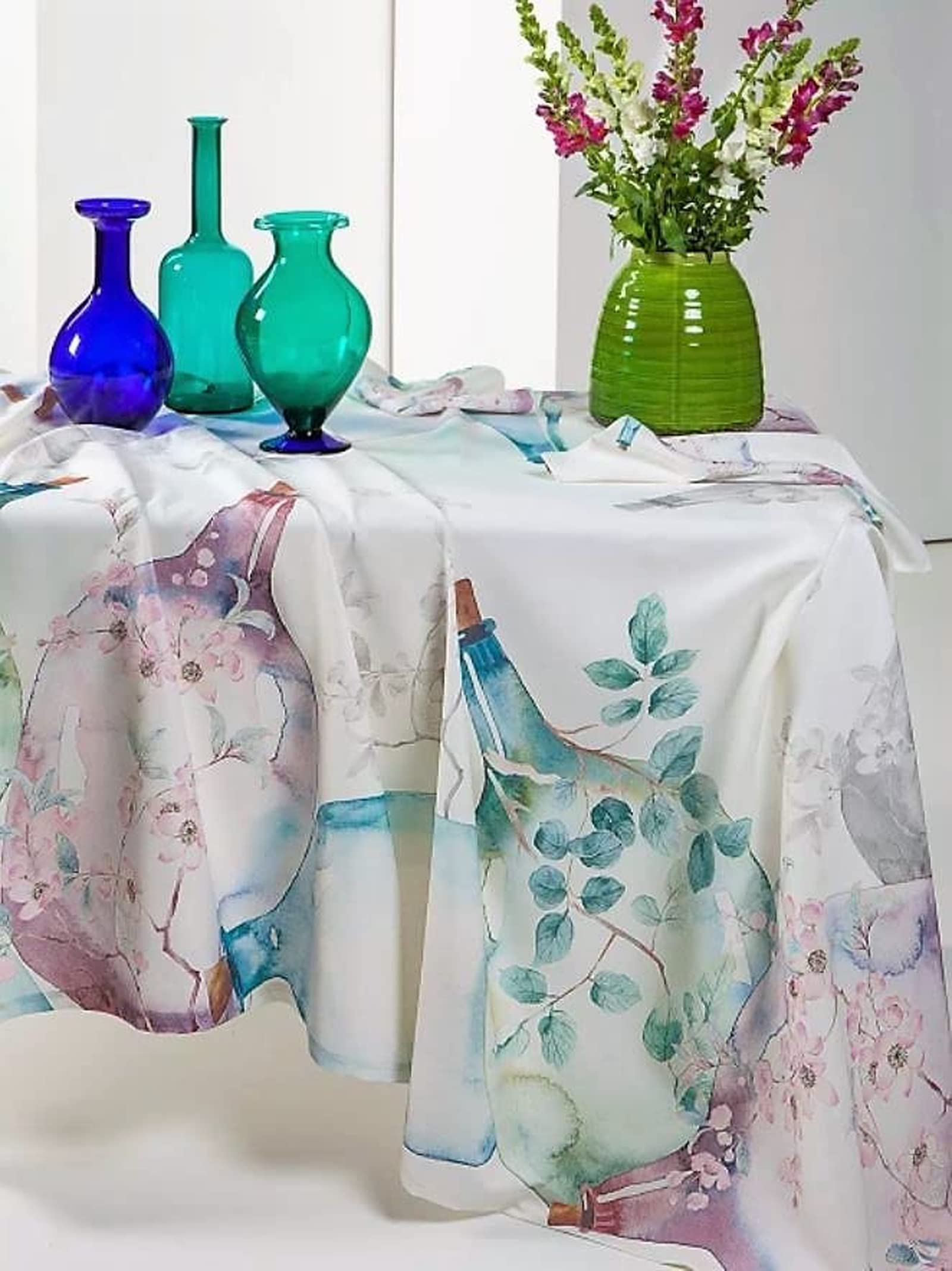 Nappe à motifs imprimés 8 places Bouteilles TOV Randi