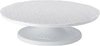 Vista 4 de Ateco 608 REVOLVING Cake Decorating soporte, 11" Ronda, apto para uso alimentario de plástico Base & parte superior, #608 - base plástica, Blanco