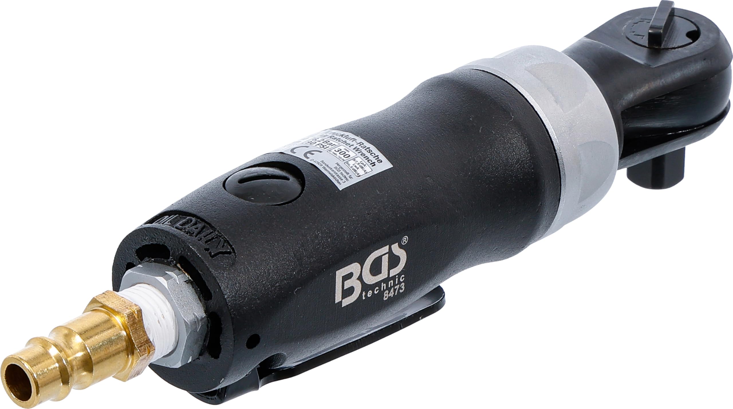 BGS 8473 | Wkrętak pneumatyczny z grzechotką | 10 mm (3/8") | 54 Nm | krótka