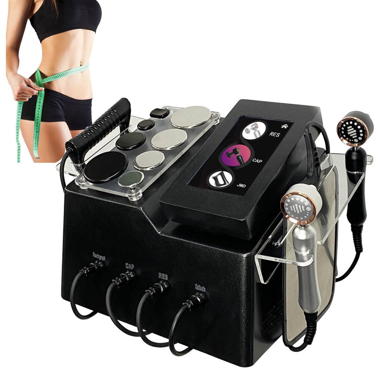 Professional Tecar Therapy Diathermy Machine for Pain Relief and Body Slimming, Portable Fever Physiotherapy Device for Home and Clinic Use