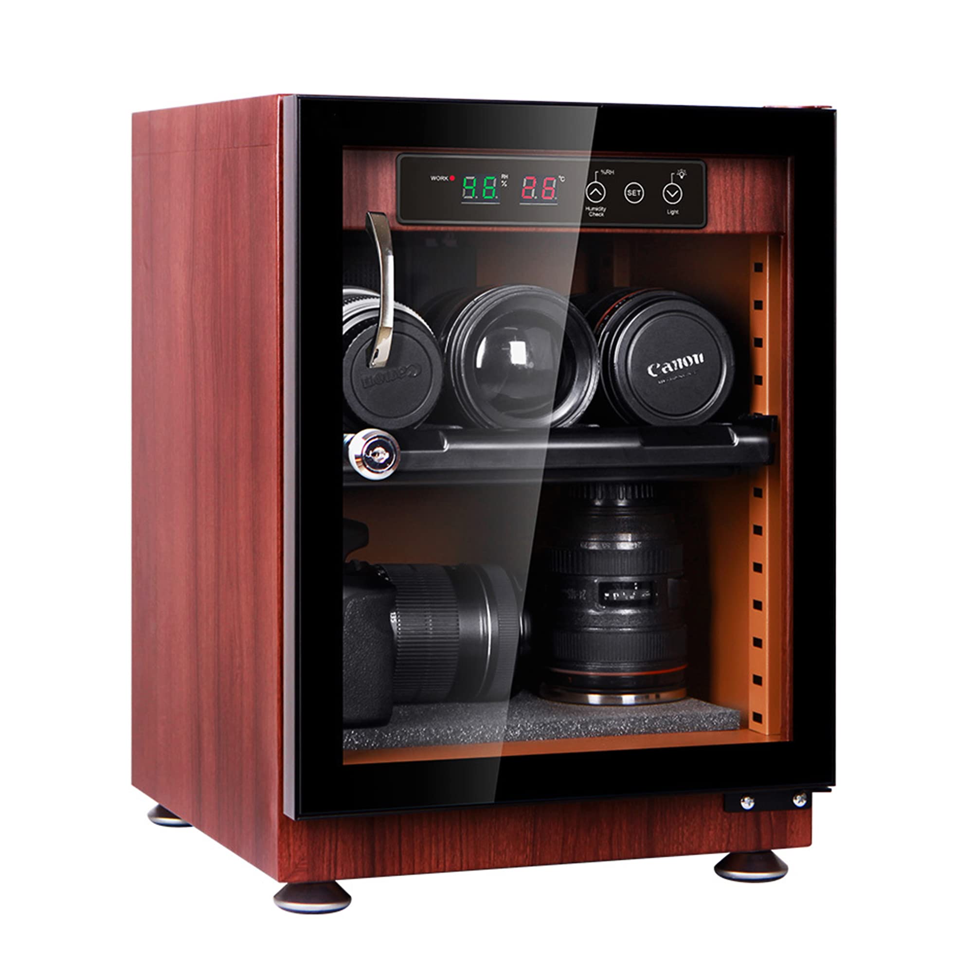 Amazon | Spolehli ドライキャビネット 30L電子防湿庫 カメラ保管庫 25 