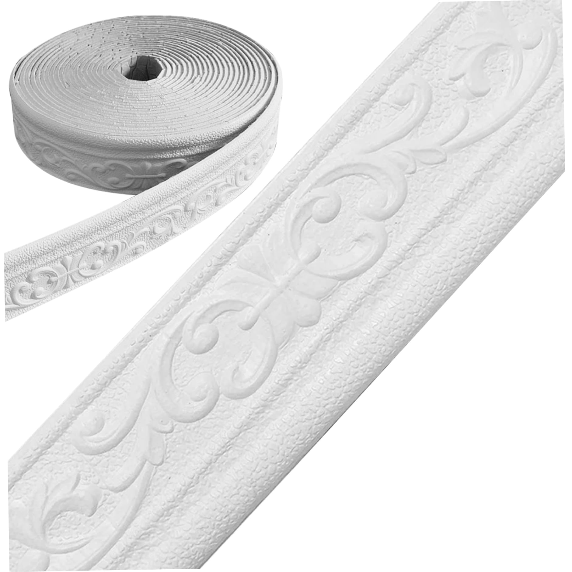 Moulure murale decorative autocollante 10m pour finition d'angle et bordure