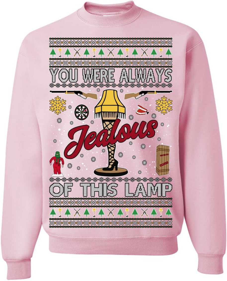 Wild Bobby Fragile Leg Lamp Christmas Story Funny Xmas Ugly Christmas Sweater Unisex Crewneck Graphic Sweatshirt