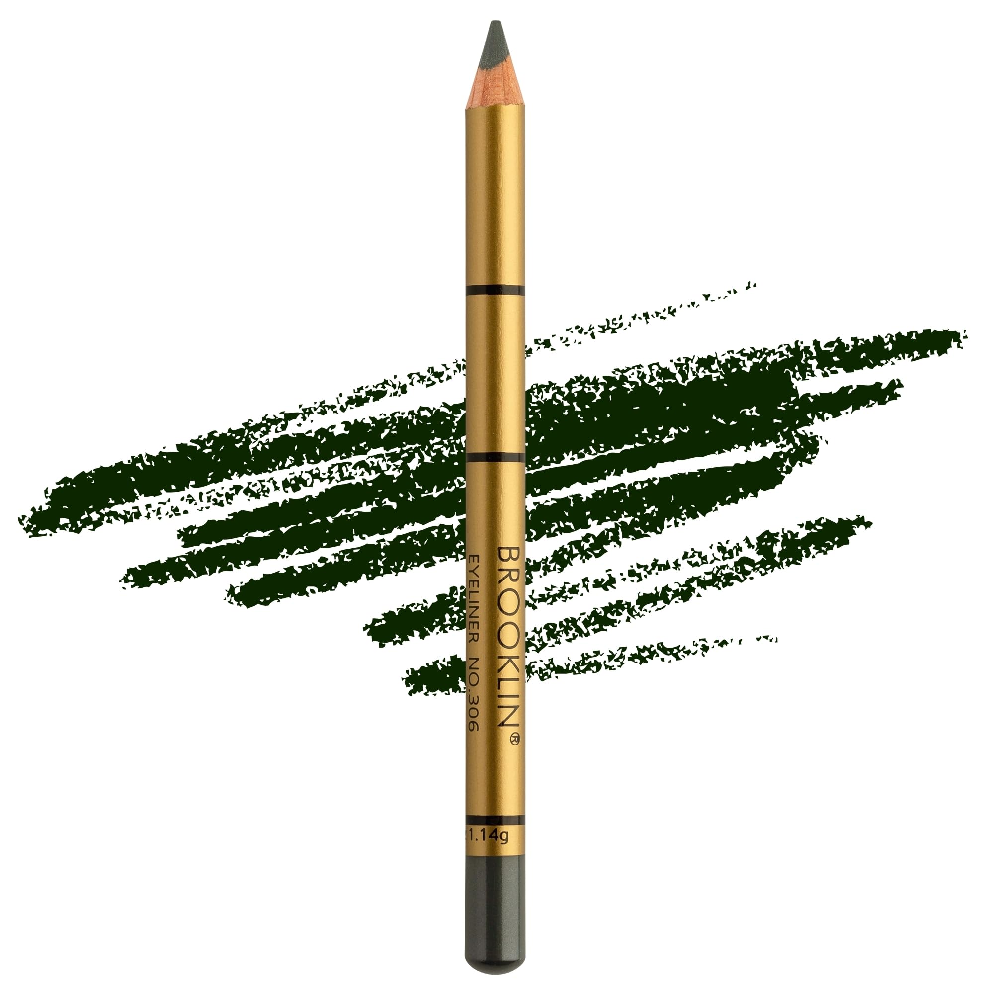 IMPALA | Waterproof Brooklin Eyeliner Cyber ​​Cyrrus 306 Gray Metallic Gray | EYELINER WATERPROOF | Eye eyeliner with creamy and soft texture | Easy application | Long duration