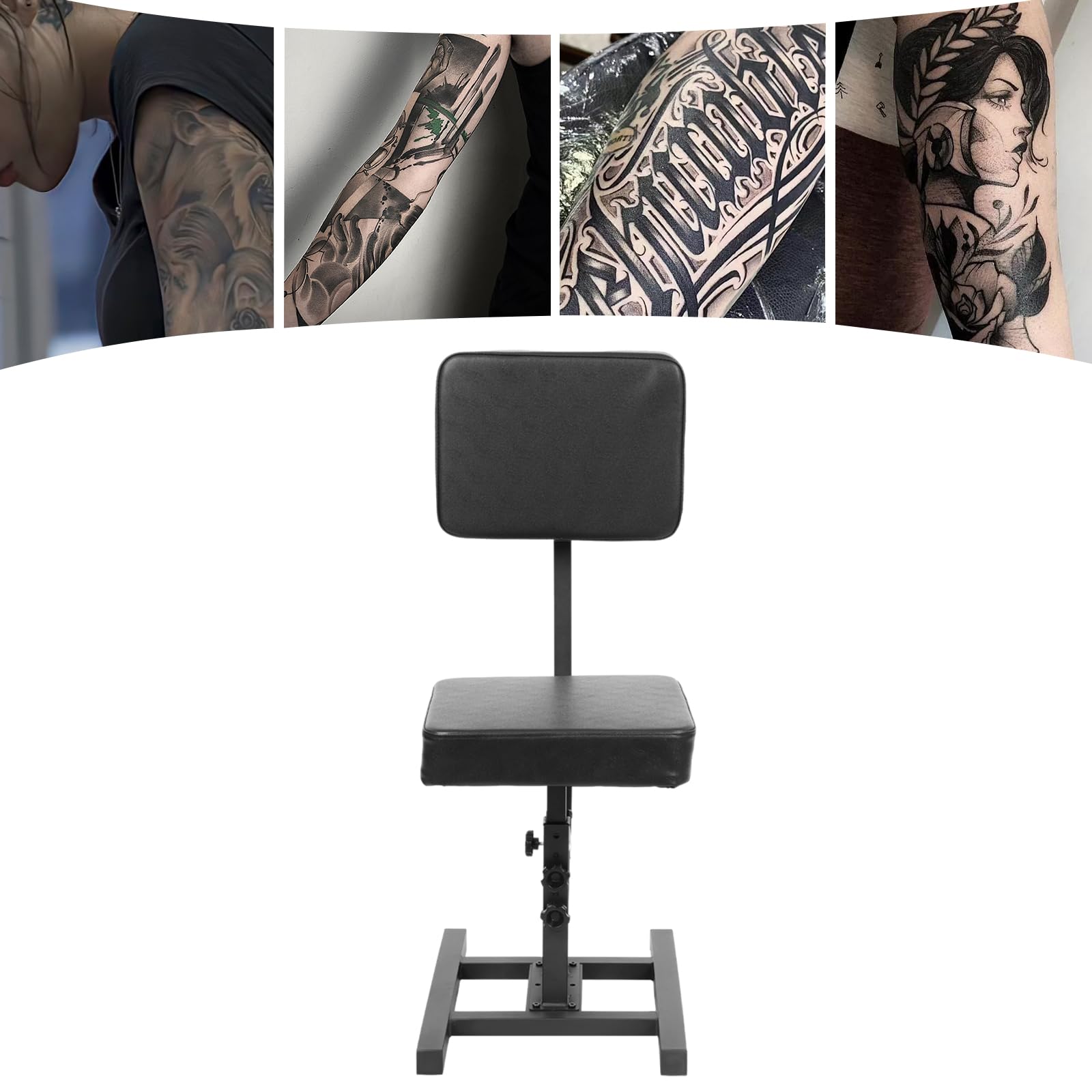 Chaise multifonctionnelle professionnelle avec accoudoirs, ergonomique, charge maximale 100 kg