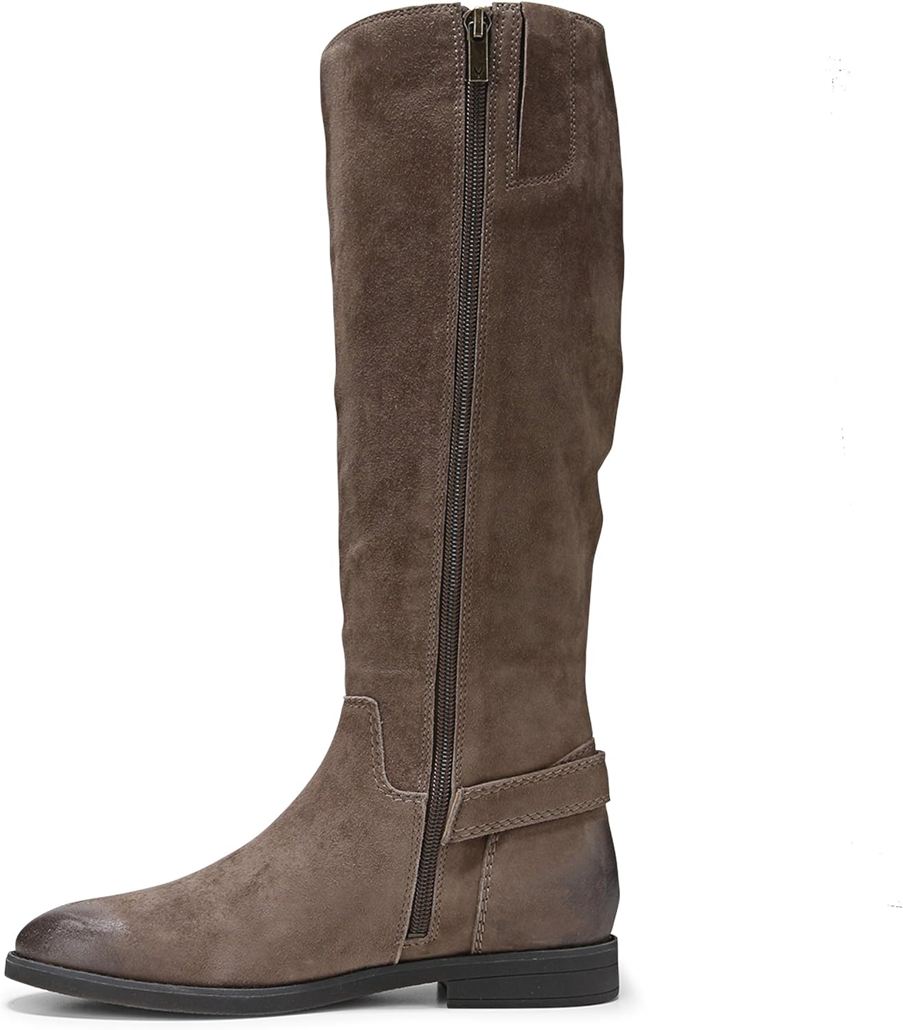 Vionic Women's Rochelle Fashion Boot Driftwood Waxed Suede 7.5 W