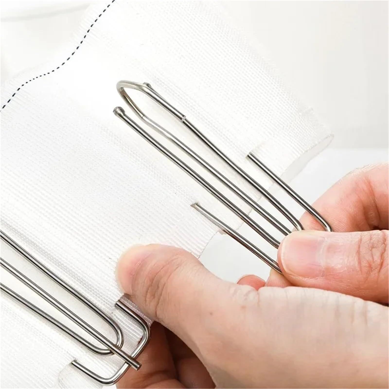 Vorhang Band Haken Anti-rost Gardinen Pinch Clip Legierung Dusche Tuch Klemme Falten Clips Hause