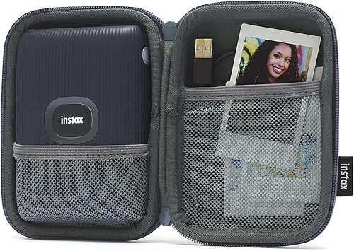 Fujifilm Funda Instax Mini Link 2 - Tejido Azul Pizarra