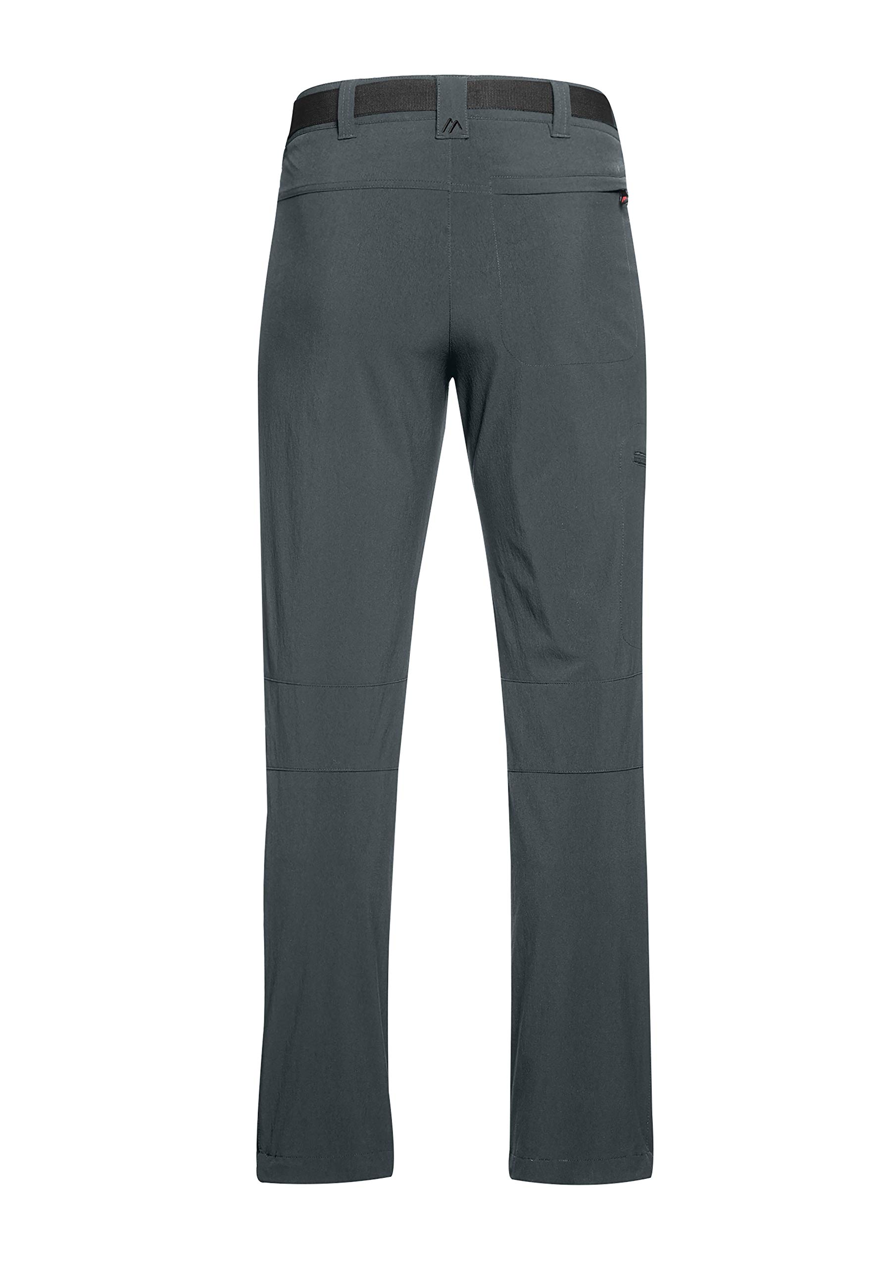 maier sports Men's Oberjoch Hiking Pants, Lined Outdoor Pants, Elastic Trekking Pants Graphite, Charcoal, 36W / 32L - Image 2