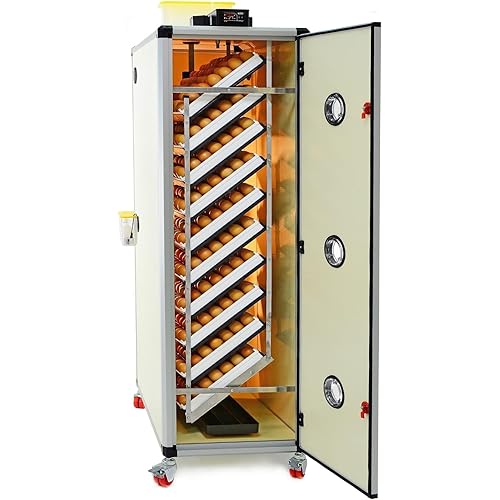 HB700S Egg Incubator with Automatic Egg Turning and Humidity Control, Adjustable Egg Setter Trays, Perfect Poultry Incubator, Set and Forget Design for Poultry Enthusiasts - Cimuka by Hatching Time
