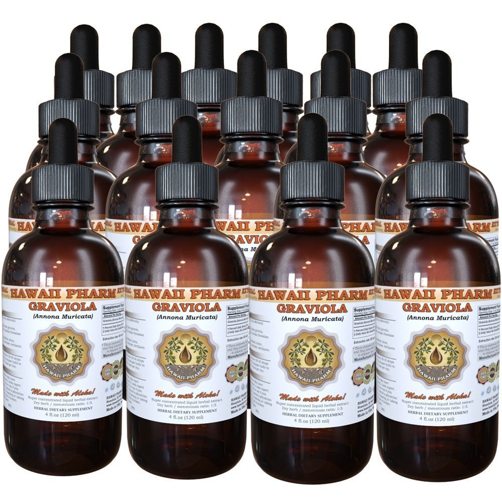 Graviola Liquid Extract Graviola Annona Muricata Dried Leaf Tincture Supplement 15x4 oz