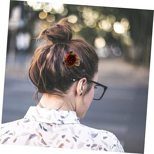 Miniatura 3 de SHERCHPRY 1 pieza de año artificial recuerdo de fiesta elegante retro mujeres horquilla horquilla horquilla para tocado francés rústico accesorio