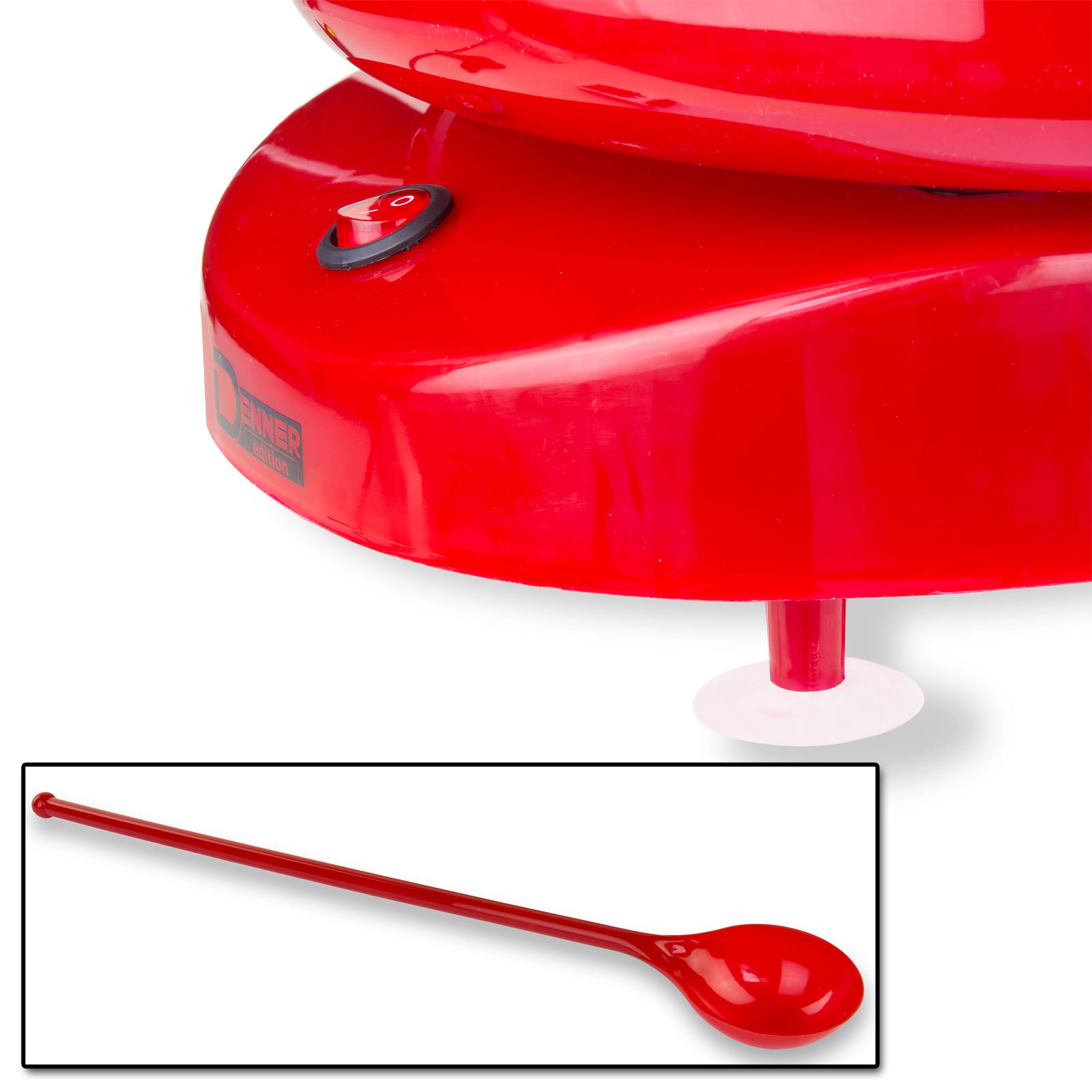 Zuckerwatte Maschine Maker Zuckerwattegerät Zuckerwatteautomat 31 cm 500 W Watt rot