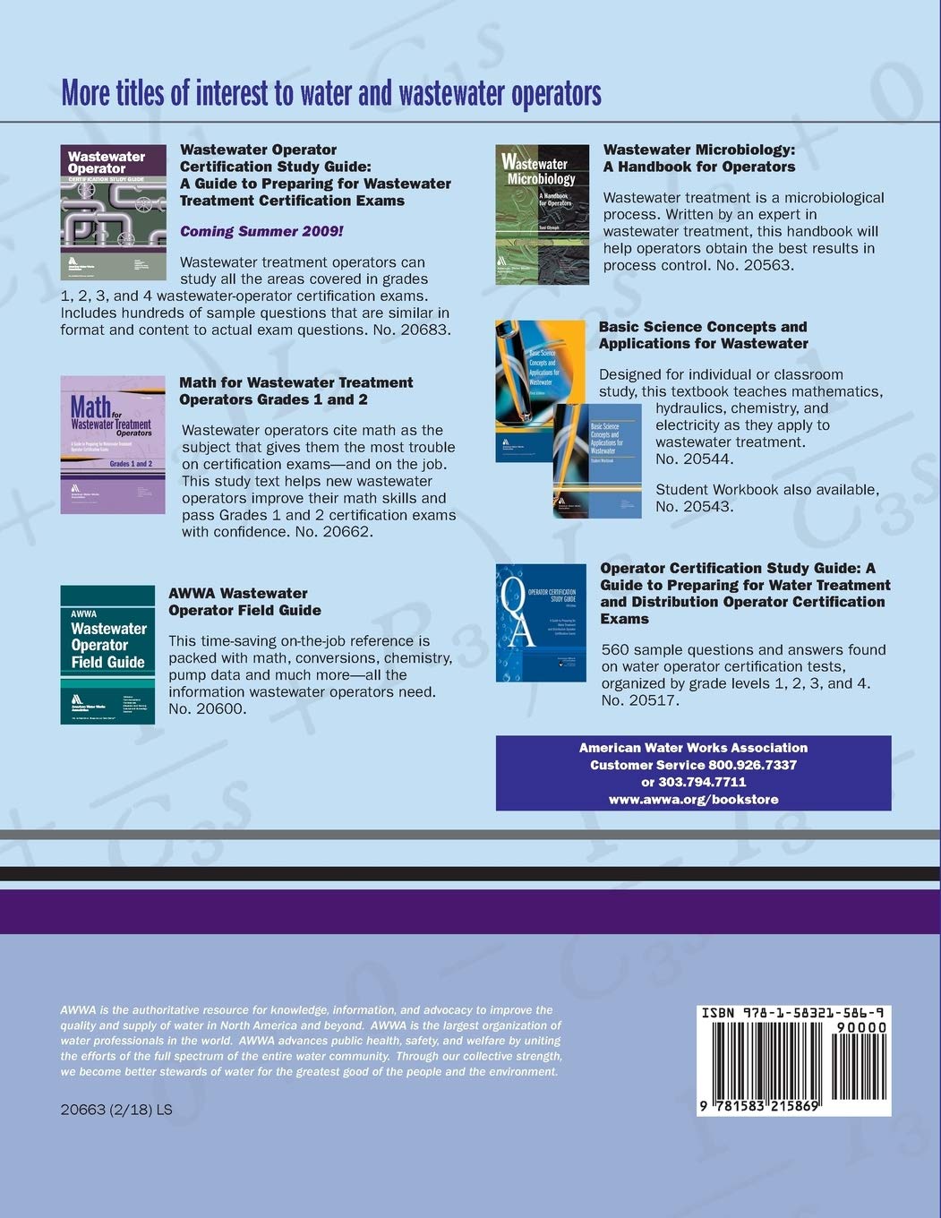 Math for Wastewater Treatment Operators, Grades III & IV