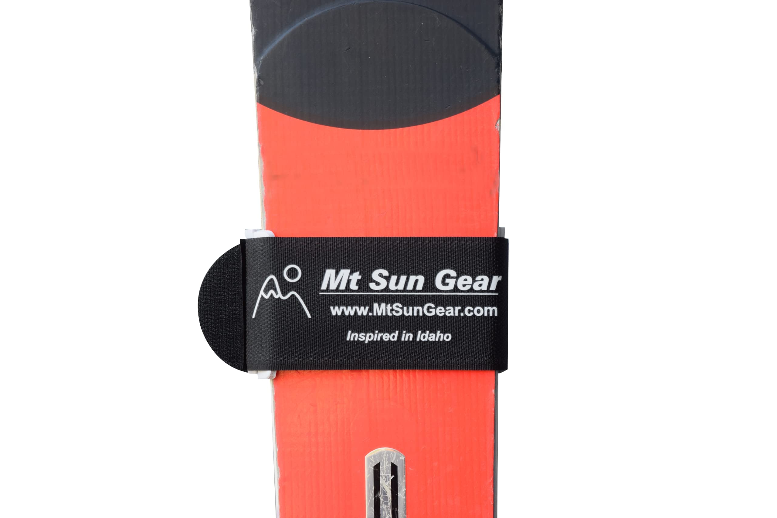 Mt Sun Gear Paski narciarskie na rzep do wyścigów, puder, grubych nart. 2 w opakowaniu, lekkie i wytrzymałe.