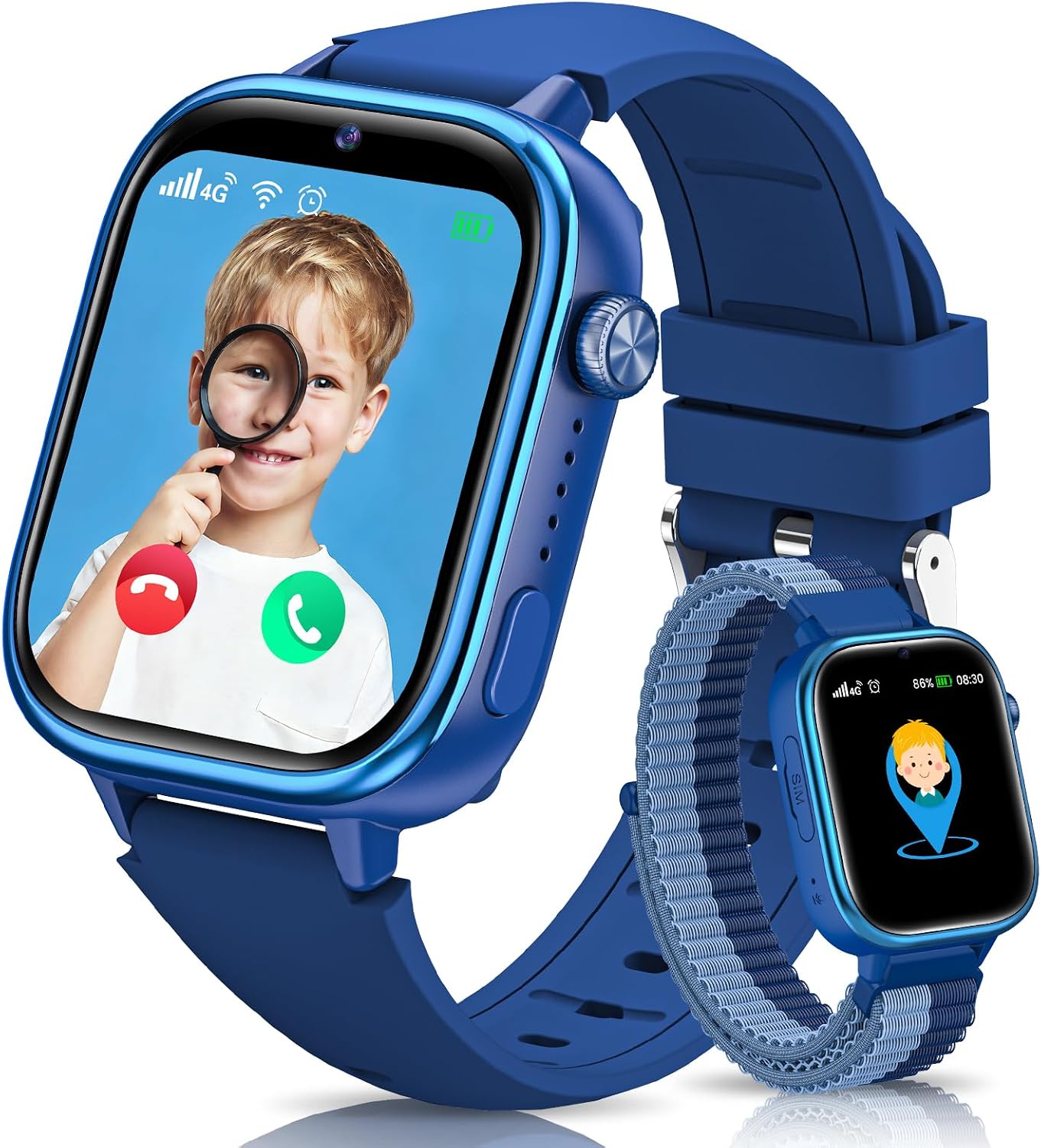 Nuevo 4G Reloj Inteligente Niño con Videollamada & GPS, Smartwatch Niños co…
