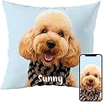 Fabric Textile Products Custom Pillow - USA Made - Personalized Pillows with Pictures or Text - Throw Pillow - Personalized Gift - Grandparent & Couples Gifts - Pet Pillow - Kids Pillows (16
