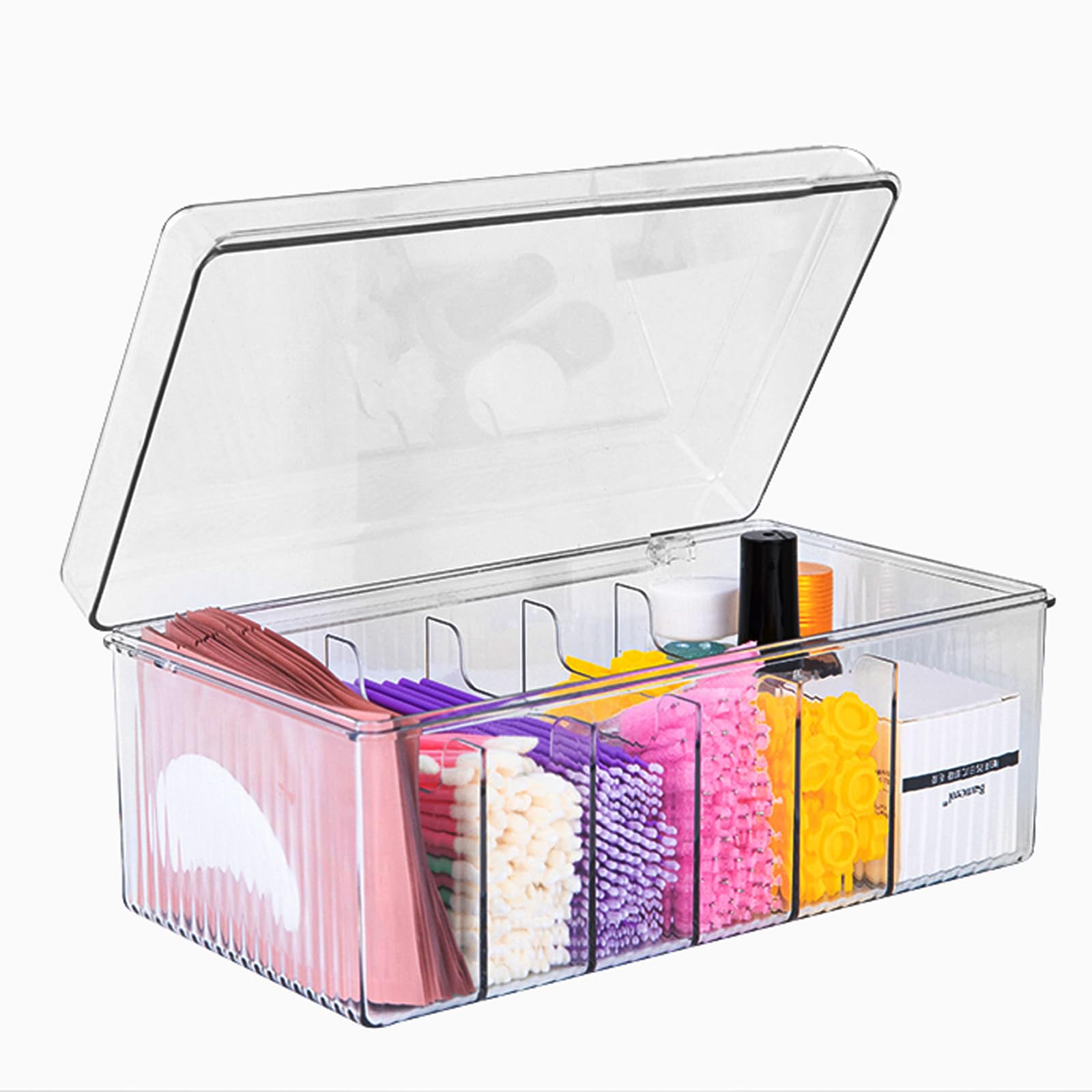 Lash Extension Organizer and Storage, Lash Cart Organizer for Lash Techs, Eyelash Extension Supplies Organizer Storage Box, Acrylic Lashes Supplies