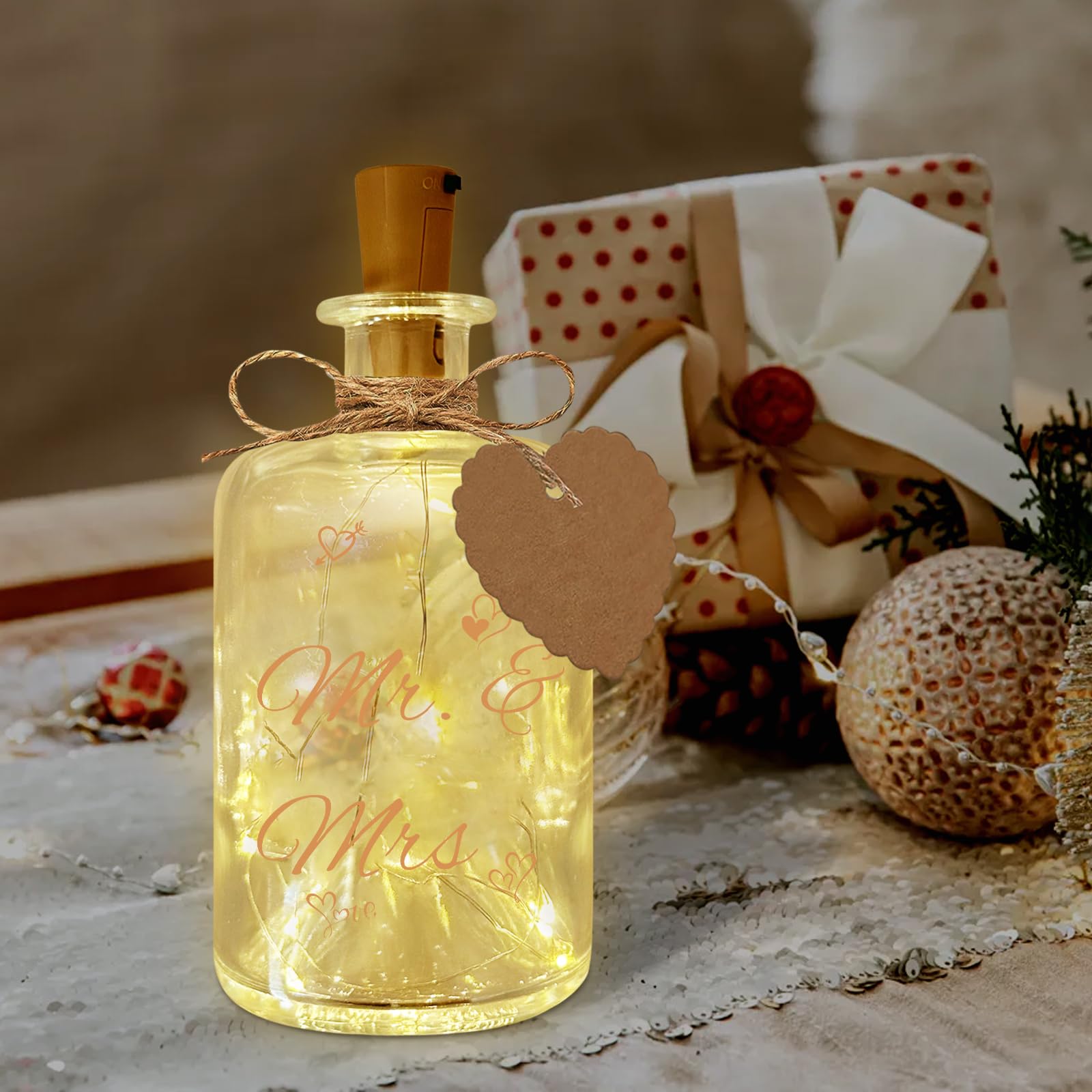 Bouteille Décorative Avec Bouchon En Liège