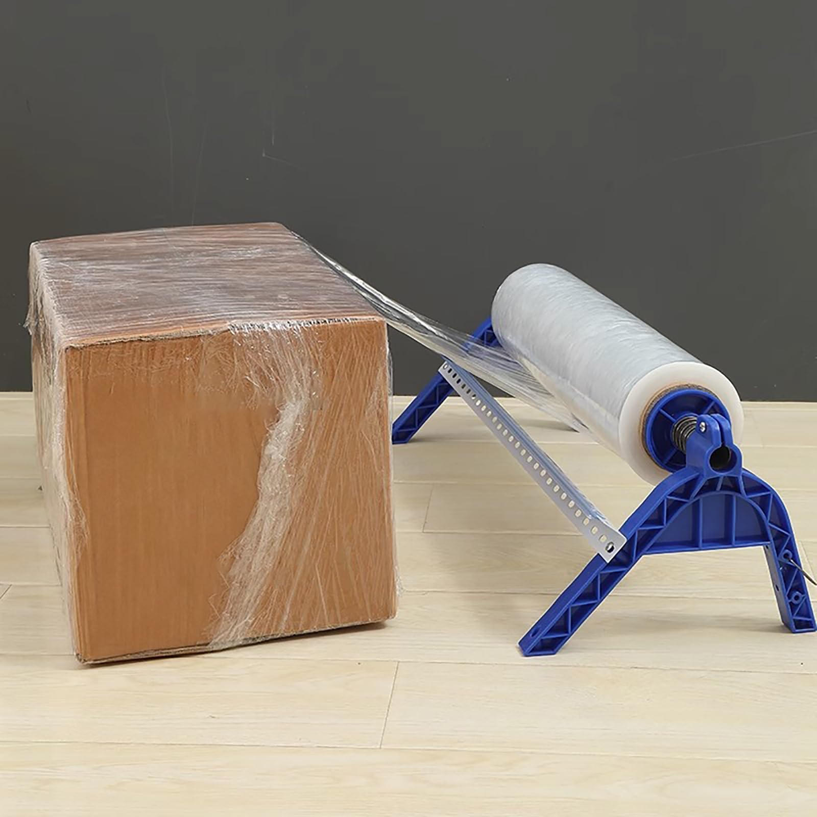 Narzędzie do owijania stretchu – ręczna ręczna maszyna do pakowania folii stretch, duża nośność, montowana na ścianie / biurko do folii stretch 30/50 cm
