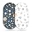 Stretchy Ultra Soft Fitted Bassinet Sheet Set 2 Pack, Universal Fit for Bassinets Baby Cradle Moses Basket Oval Rectangle Mattress Safe and Snug, Space Stylish Print