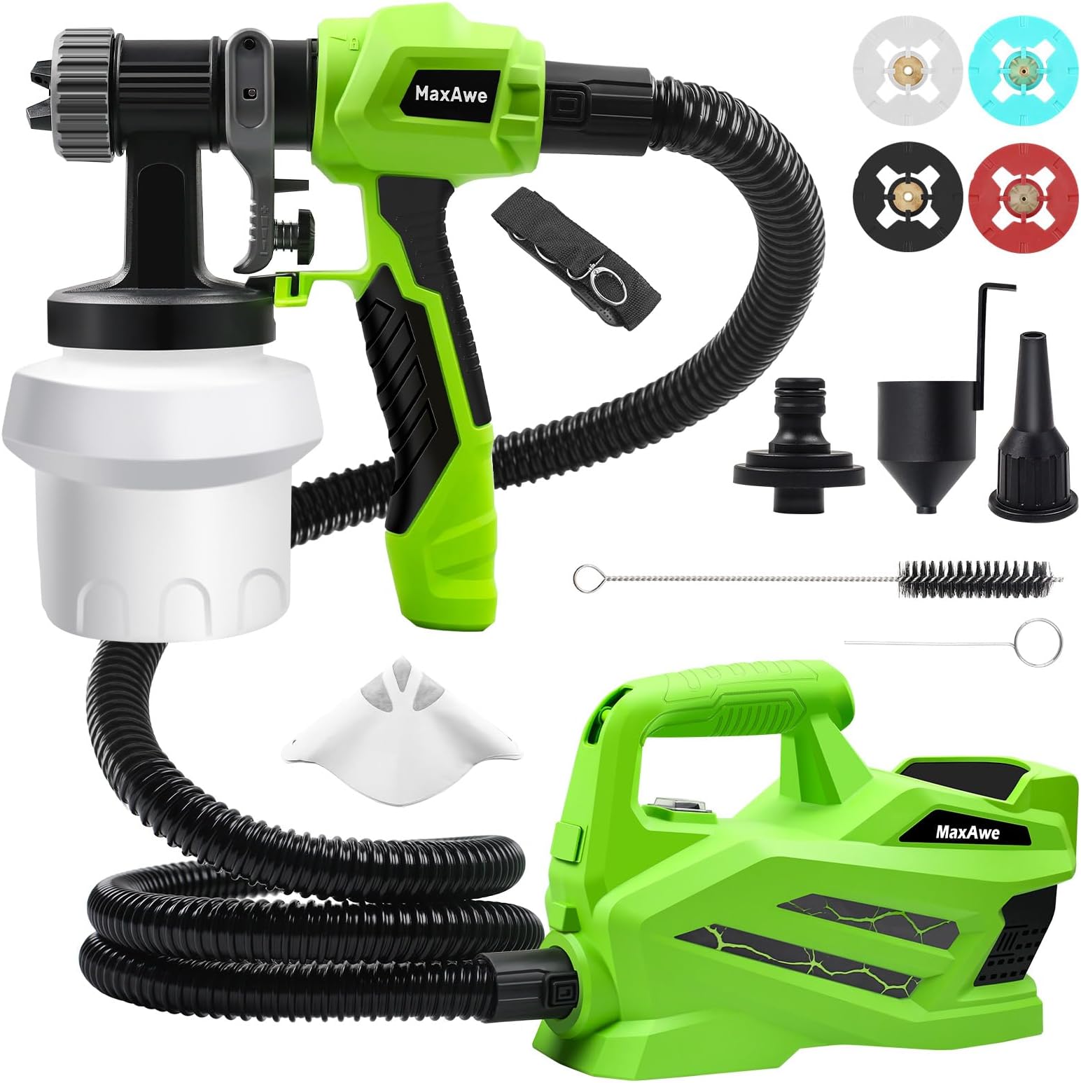 Lutranstra Farbsprühsystem 800W - HVLP Pistole Mit 1400ML Behälter