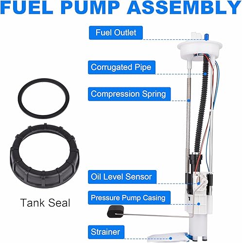 Miniatura 2 de Conjunto de bomba de combustible 47-1012 compatible con Polaris Ranger 4X4 800 EFI4X4 800 EFI CREW6X6 800 EFI6X6 800CREW 800XP 800 2011 2012 2522139
