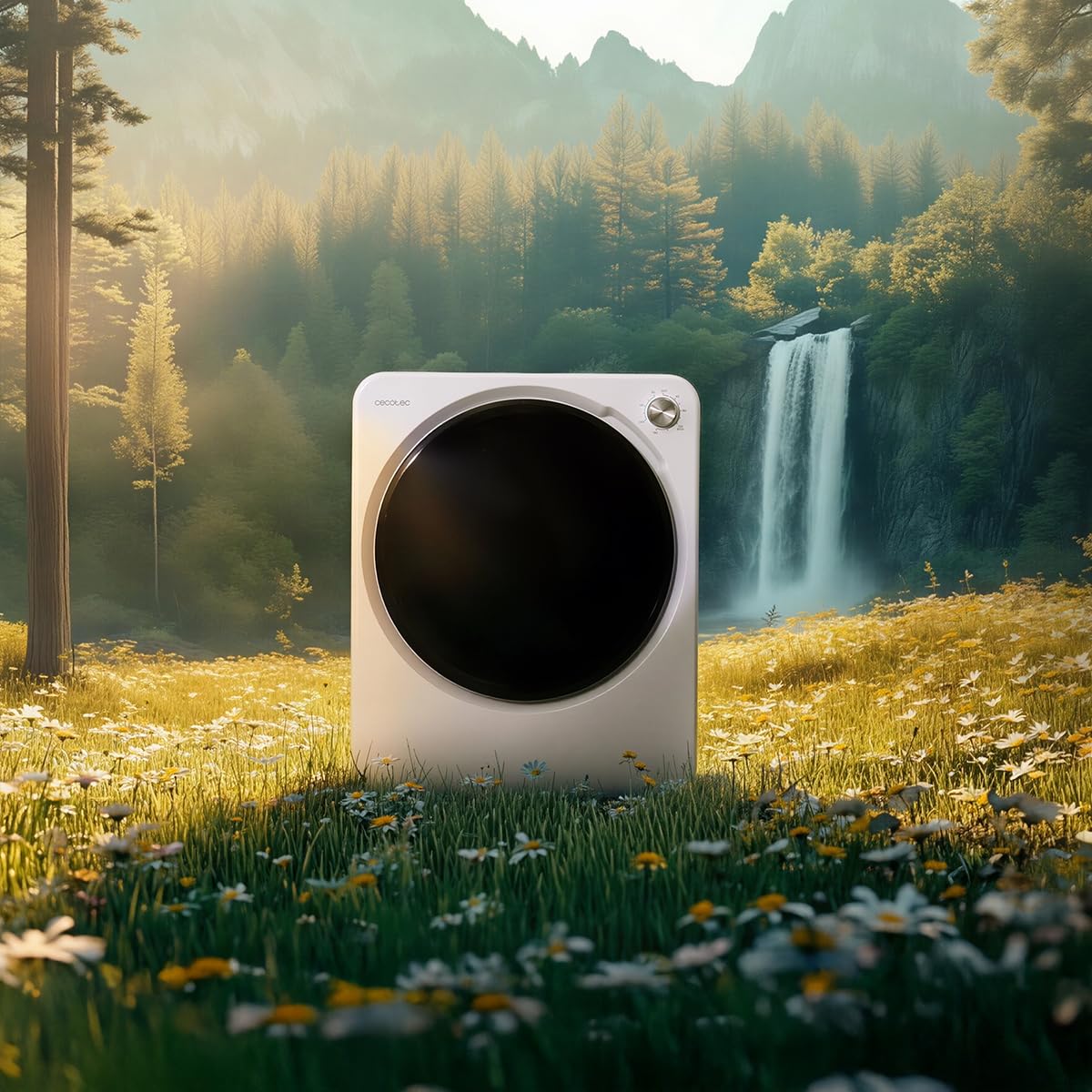 Cecotec Bolero DressCode Dry 3150V Mini Sèche-Linge à Évacuation 2,5 kg 950 W 6 Programmes Blanc