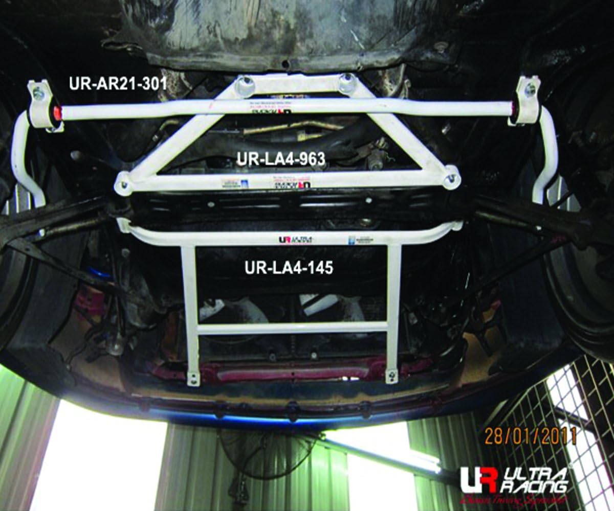 Ultra Racing 4-Point Front Lower Bar for T. MR2 (W20) 2.0 '89-'99 (2WD) (UR-LA4-963)